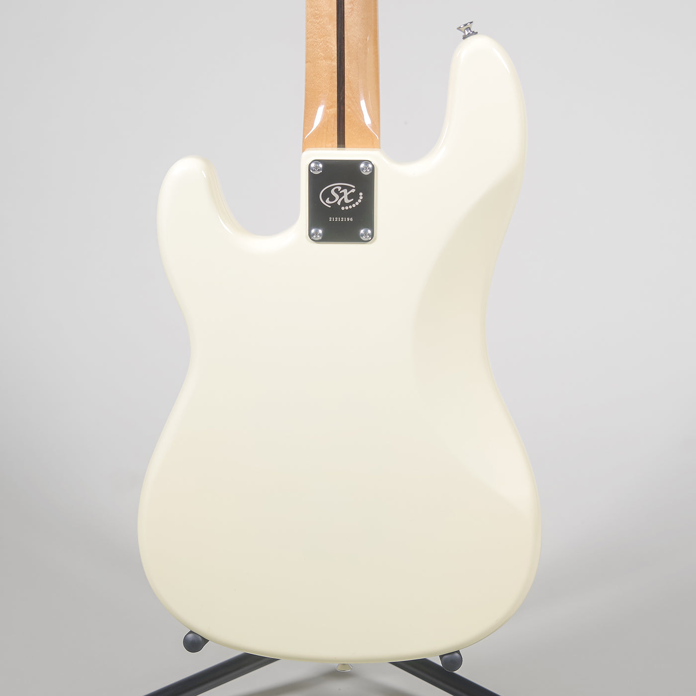 SX Vintage Style P Bass Guitar - Vintage White-SX-Infinite Music