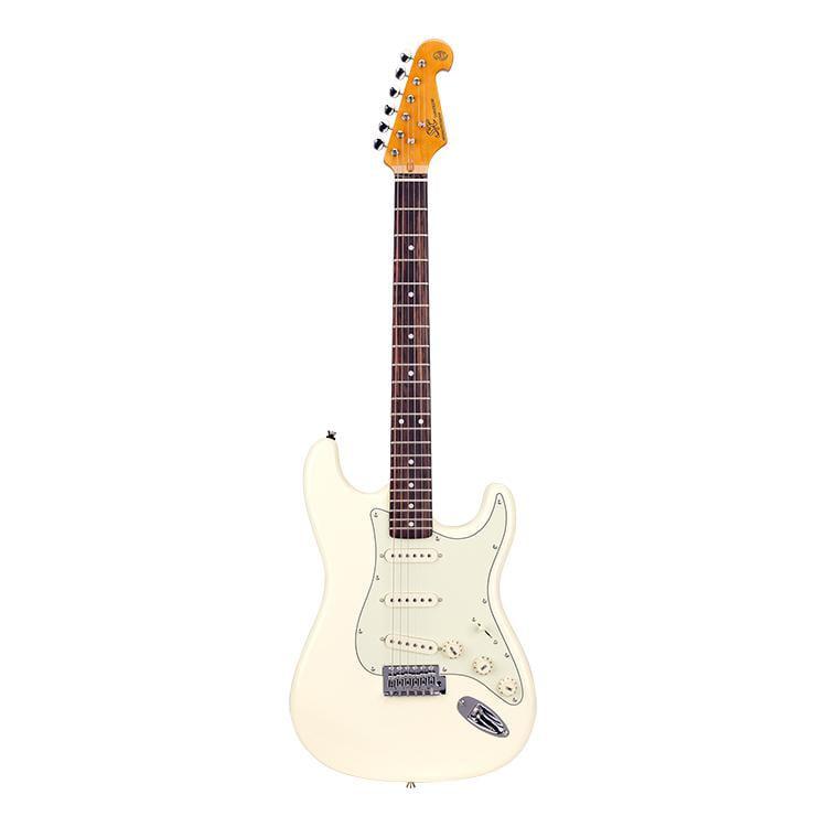 SX Vintage White Electric Guitar-SX-Infinite Music