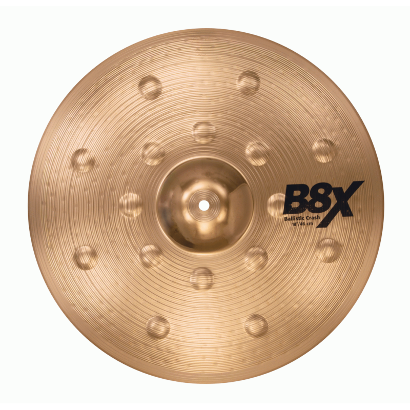 Sabian 418BCX 18" Ballistic Crash Cymbal B8X-Sabian-Infinite Music
