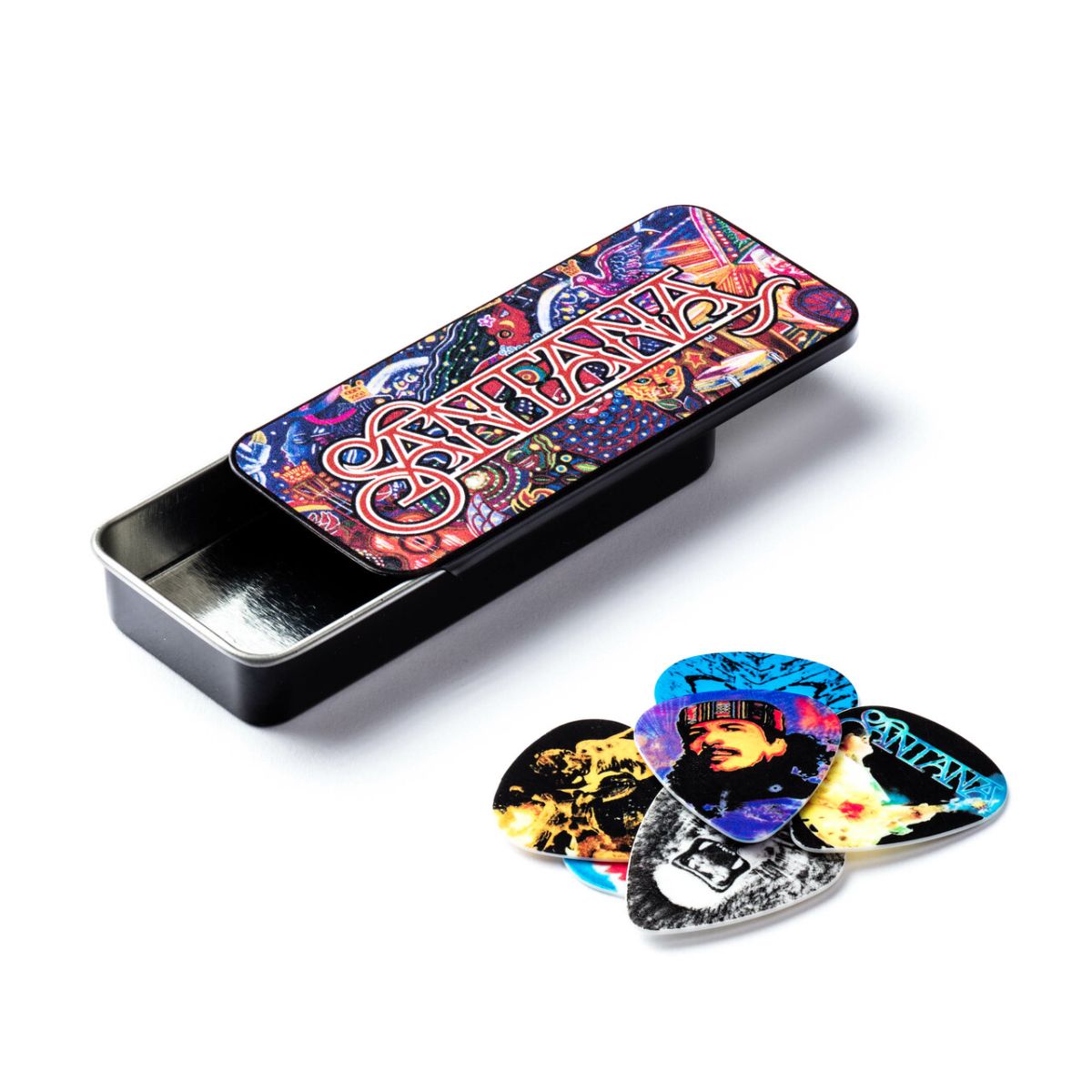 Santana Collectors Guitar Pick Tin - (6)-Dunlop-Infinite Music