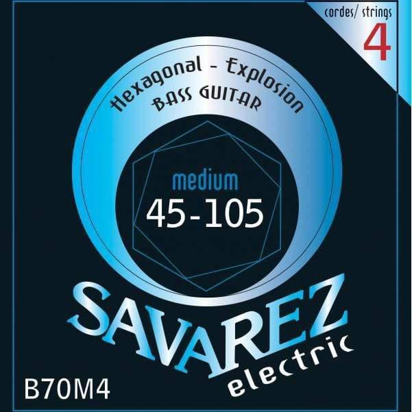 Savarez Explosion Hexagonal Bass Guitar String Set Medium 45-105-Savarez-Infinite Music