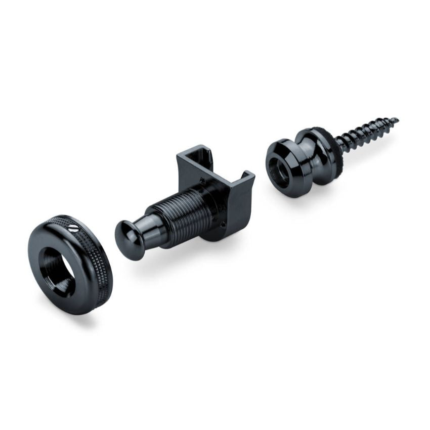 Schaller New S-Locks Black Chrome Straplocks-Schaller-Infinite Music