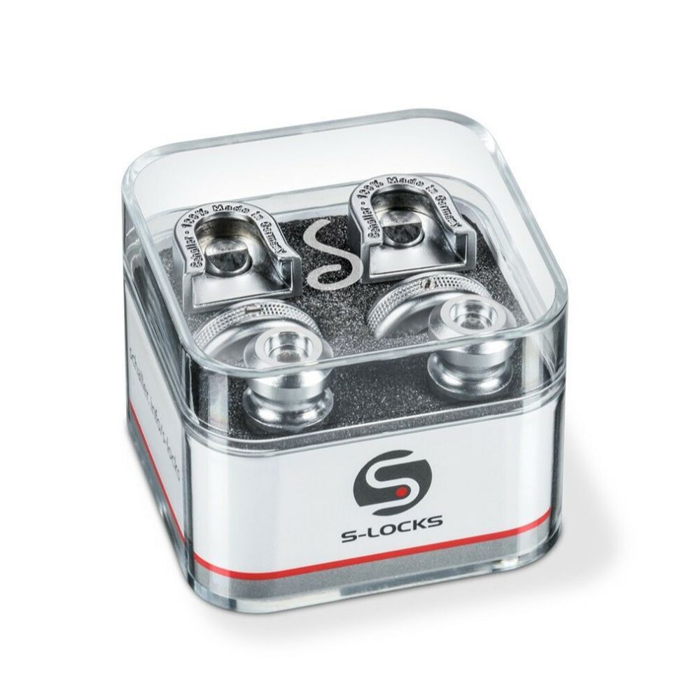 Schaller New S-Locks Chrome Straplocks-Schaller-Infinite Music
