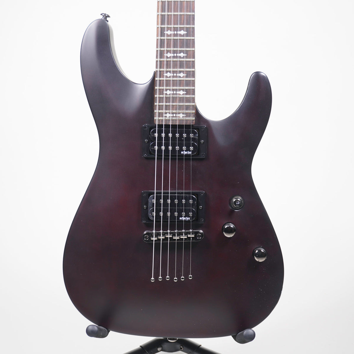 Schecter 2062D Omen-6 Electric Guitar - Dark Walnut Satin-Schecter-Infinite Music