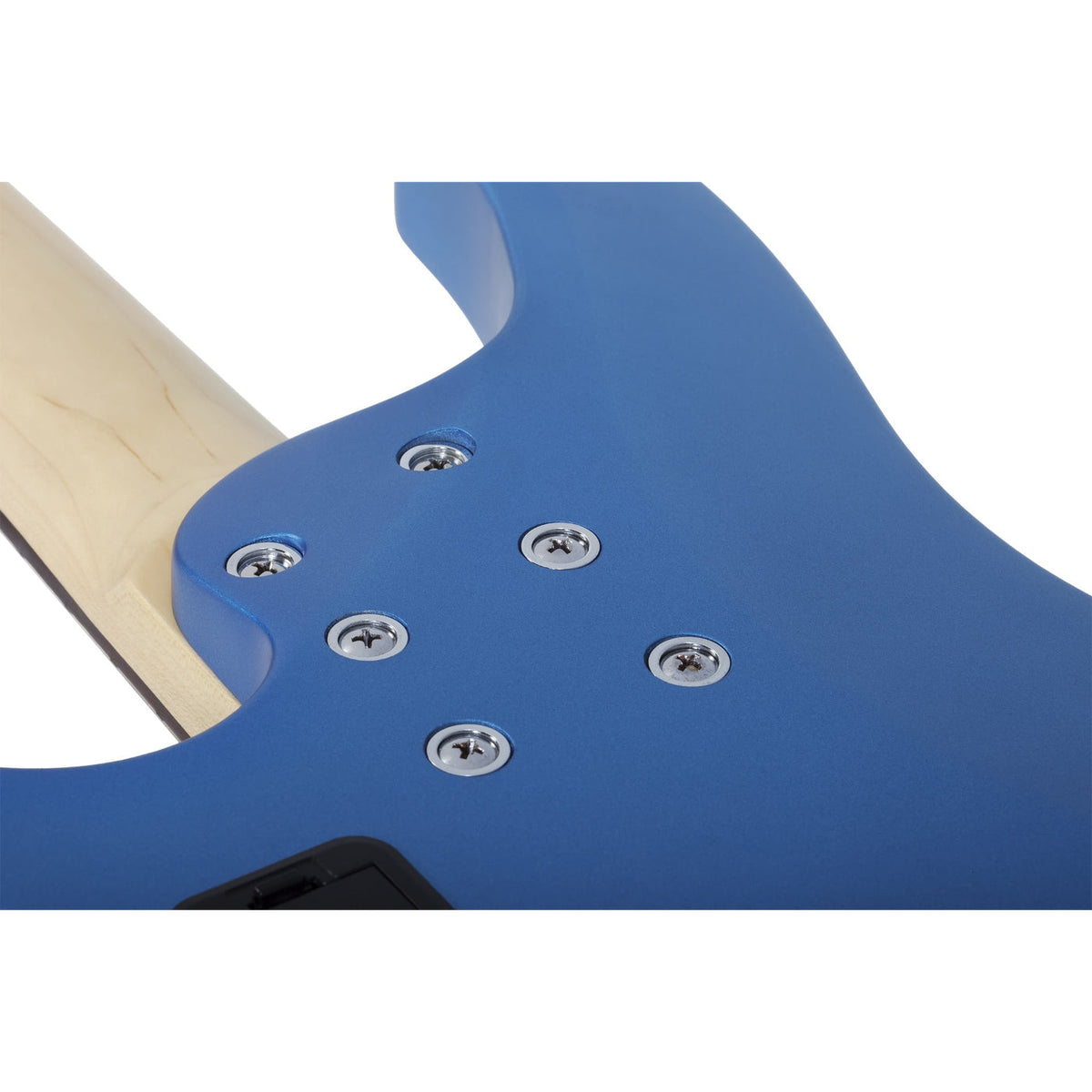 Schecter C-5 Deluxe Satin Metallic Light Blue Bass Guitar-Schecter-Infinite Music