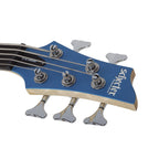 Schecter C-5 Deluxe Satin Metallic Light Blue Bass Guitar-Schecter-Infinite Music