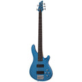 Schecter C-5 Deluxe Satin Metallic Light Blue Bass Guitar-Schecter-Infinite Music
