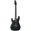 Schecter C-6 Deluxe Satin Black Electric Guitar (LEFT HANDED)-Schecter-Infinite Music