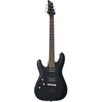 Schecter C-6 Deluxe Satin Black Electric Guitar (LEFT HANDED)-Schecter-Infinite Music