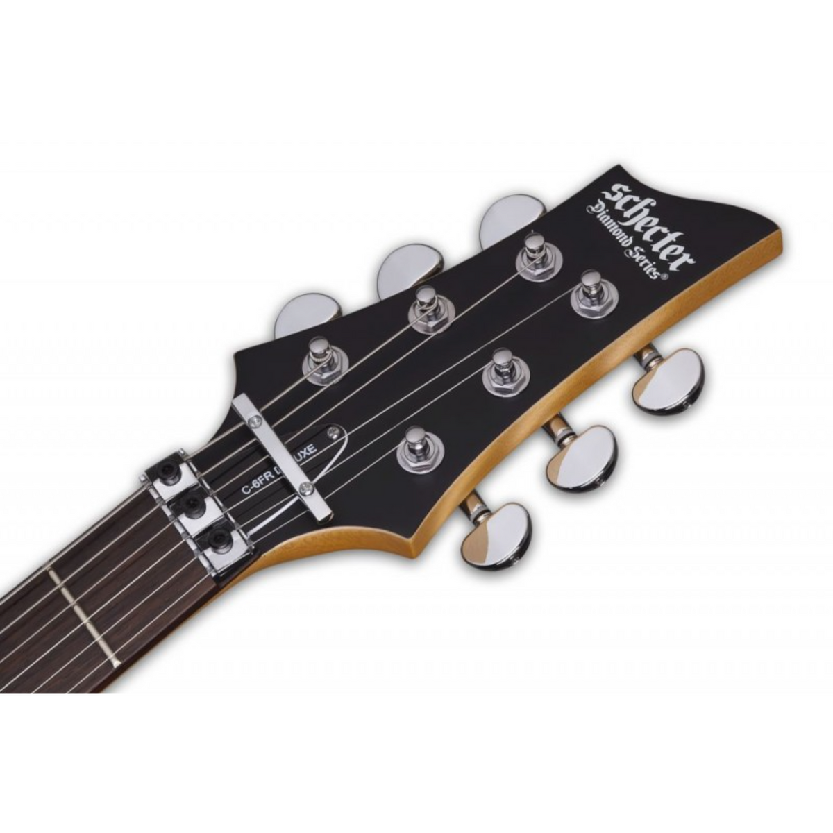 Schecter C-6 FR Deluxe SBK Electric Guitar SCH434 Satin Black -Floyd Rose-Schecter-Infinite Music