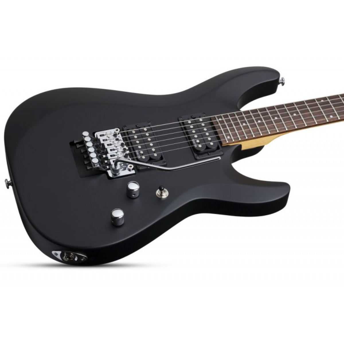 Schecter C-6 FR Deluxe SBK Electric Guitar SCH434 Satin Black -Floyd Rose-Schecter-Infinite Music