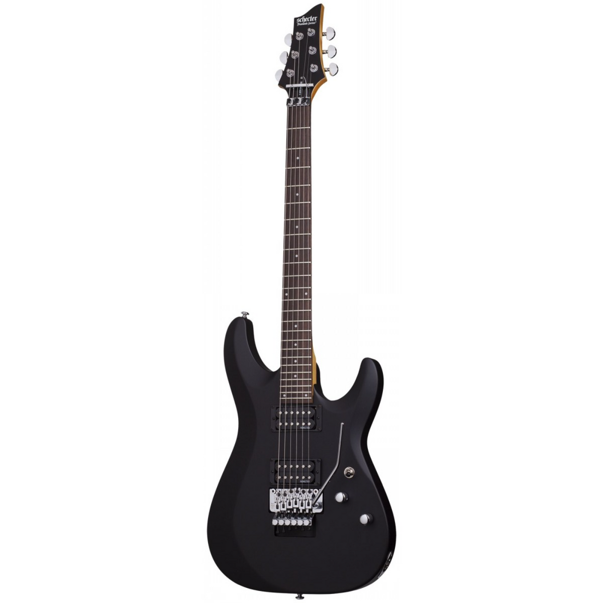Schecter C-6 FR Deluxe SBK Electric Guitar SCH434 Satin Black -Floyd Rose-Schecter-Infinite Music