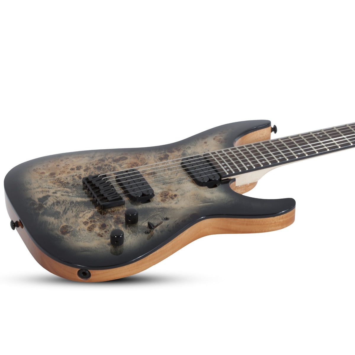Schecter C-7 Pro 7-String Electric Guitar - Charcoal Burst (SCH3637)-Schecter-Infinite Music