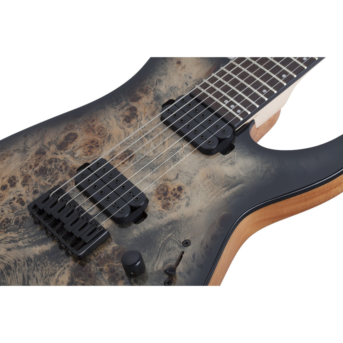 Schecter C-7 Pro 7-String Electric Guitar - Charcoal Burst (SCH3637)-Schecter-Infinite Music