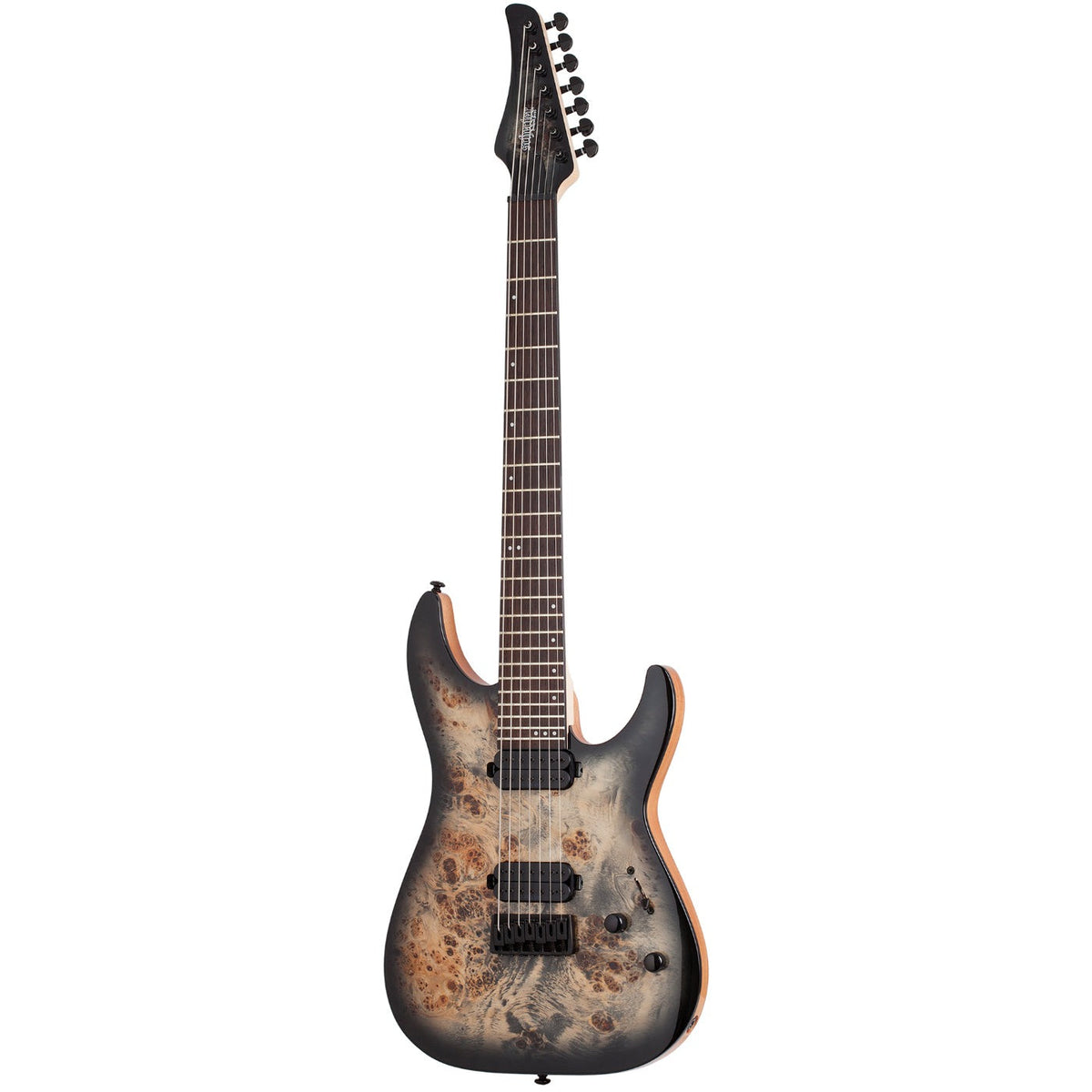Schecter C-7 Pro 7-String Electric Guitar - Charcoal Burst (SCH3637)-Schecter-Infinite Music