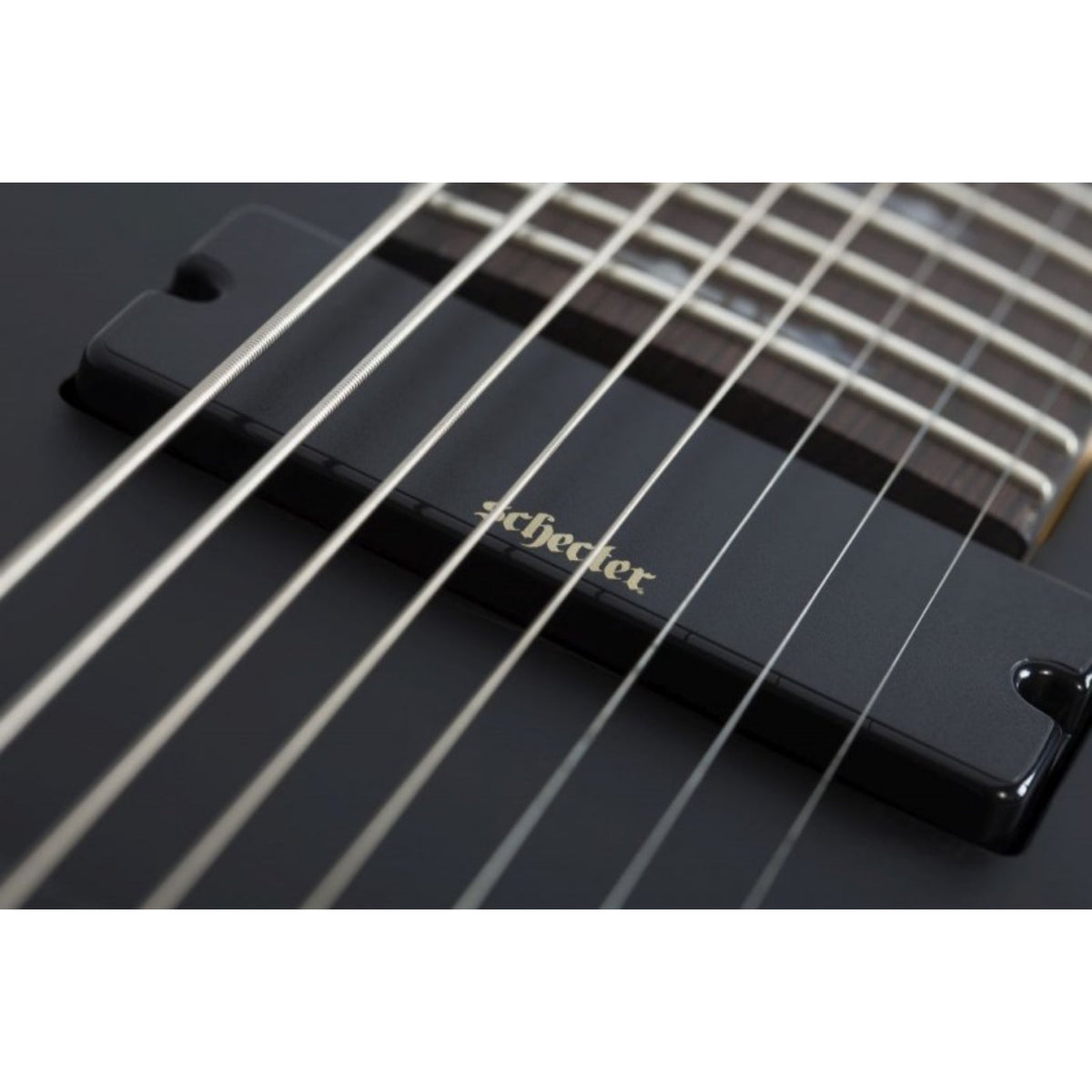 Schecter Demon 8 ABSN 8 String Electric Guitar-SCH3663- Aged Black Satin-Schecter-Infinite Music