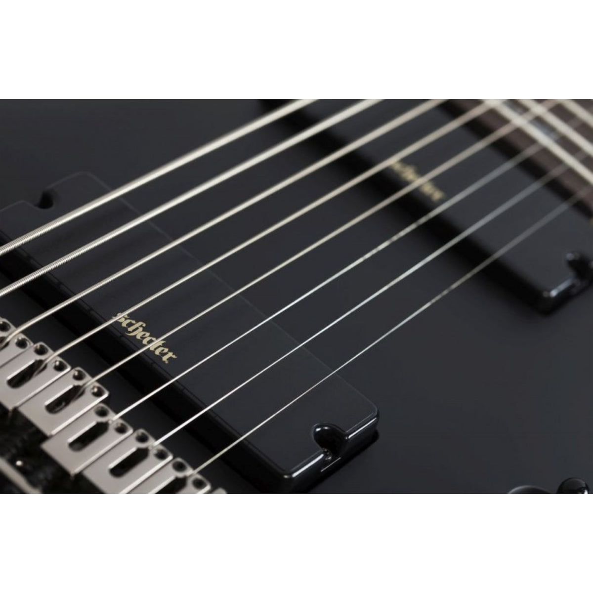 Schecter Demon 8 ABSN 8 String Electric Guitar-SCH3663- Aged Black Satin-Schecter-Infinite Music