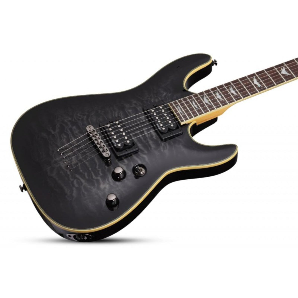 Schecter Omen Extreme-6 Electric Guitar - See-Thru Black (SCH2025)-Schecter-Infinite Music