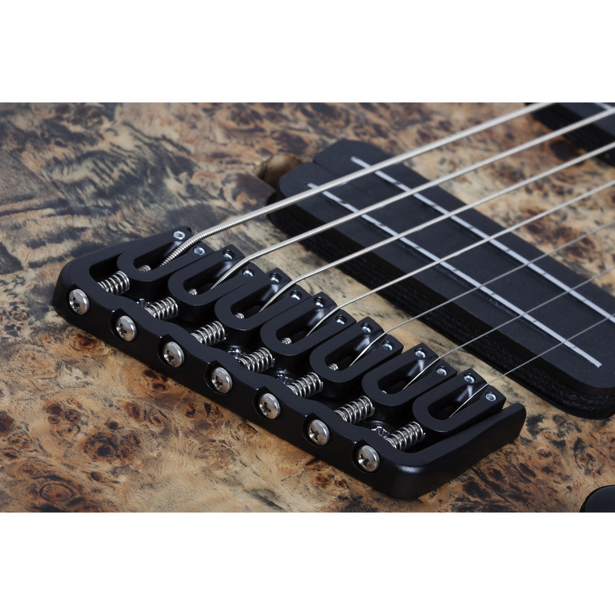 Schecter Reaper-7 Multi-scale 7-string Guitar - Charcoal Burst (Fan Fret)-Schecter-Infinite Music