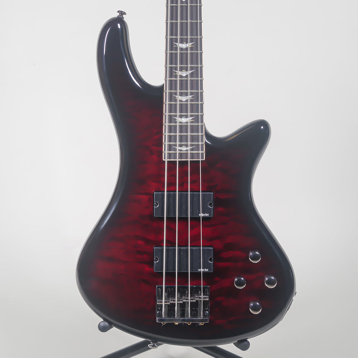 Schecter SCH2050 Stiletto Extreme-4 Bass Guitar - Black Cherry-Schecter-Infinite Music