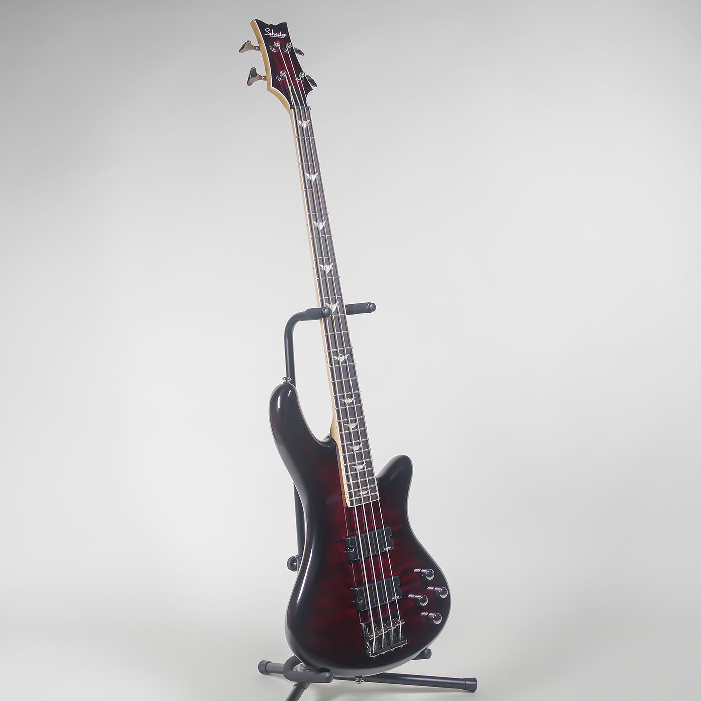 Schecter SCH2050 Stiletto Extreme-4 Bass Guitar - Black Cherry-Schecter-Infinite Music