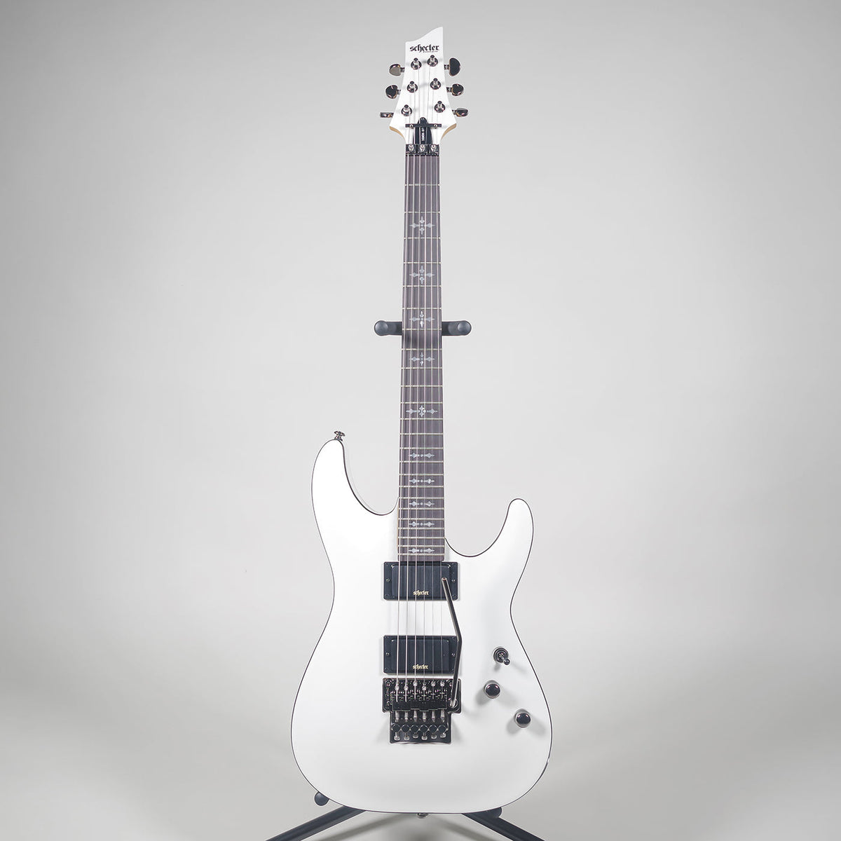 Schecter SCH3246 Demon-6 FR Electric Guitar - Vintage White-Schecter-Infinite Music