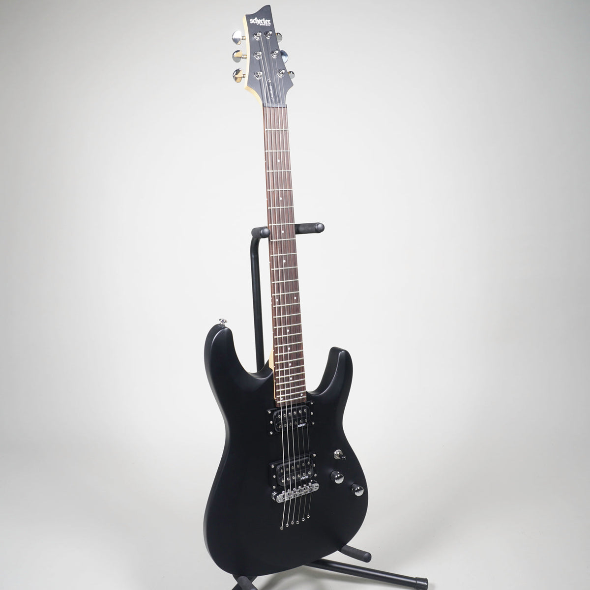 Schecter SCH430 C-6 Deluxe Electric Guitar - Satin Black-Schecter-Infinite Music