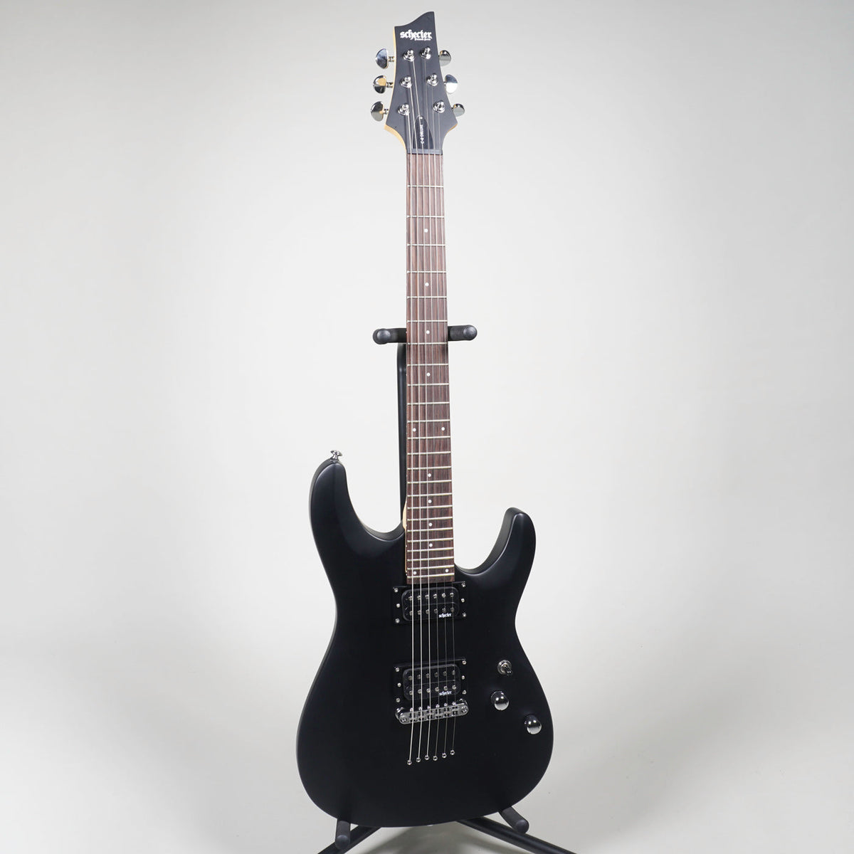 Schecter SCH430 C-6 Deluxe Electric Guitar - Satin Black-Schecter-Infinite Music