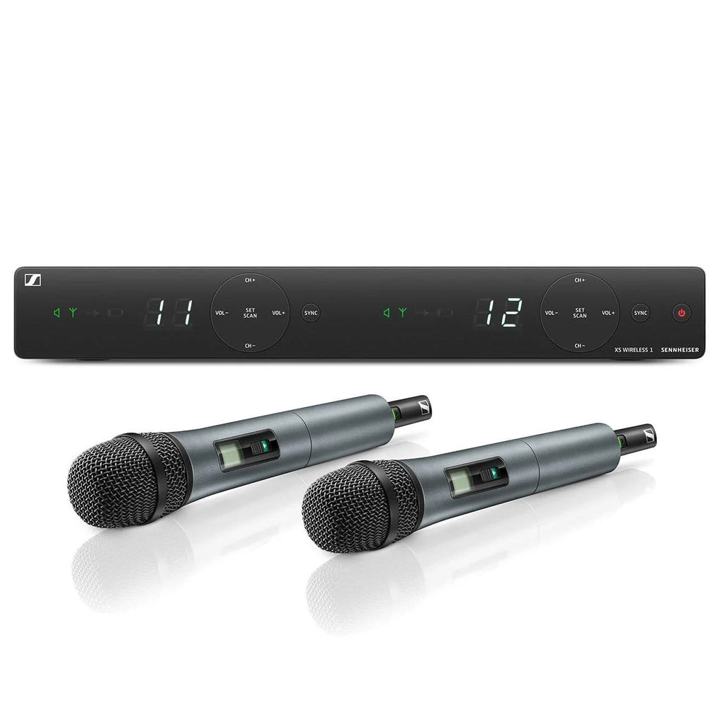 Sennheiser XSW 1-835 B Band Dual Handheld Wireless Microphone System-Sennheiser-Infinite Music