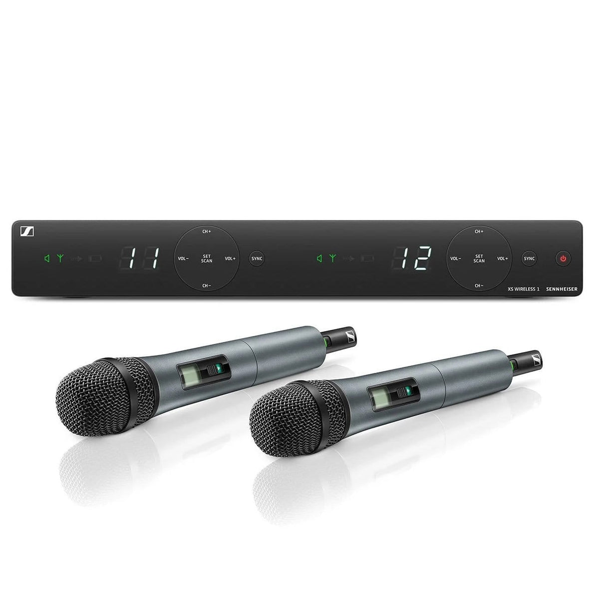 Sennheiser XSW 1-835 B Band Dual Handheld Wireless Microphone System-Sennheiser-Infinite Music