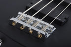 Shecter C-4 Deluxe Satin Black Bass Guitar-Schecter-Infinite Music