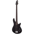 Shecter C-4 Deluxe Satin Black Bass Guitar-Schecter-Infinite Music