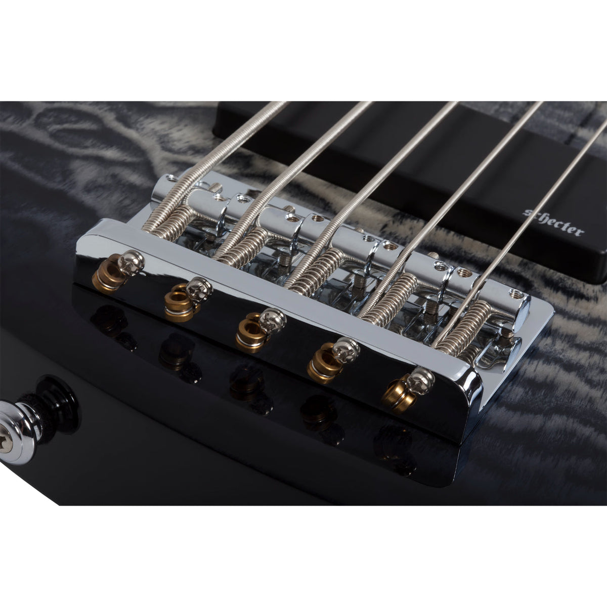 Shecter C-5 Plus Charcoal Burst Bass Guitar-Schecter-Infinite Music