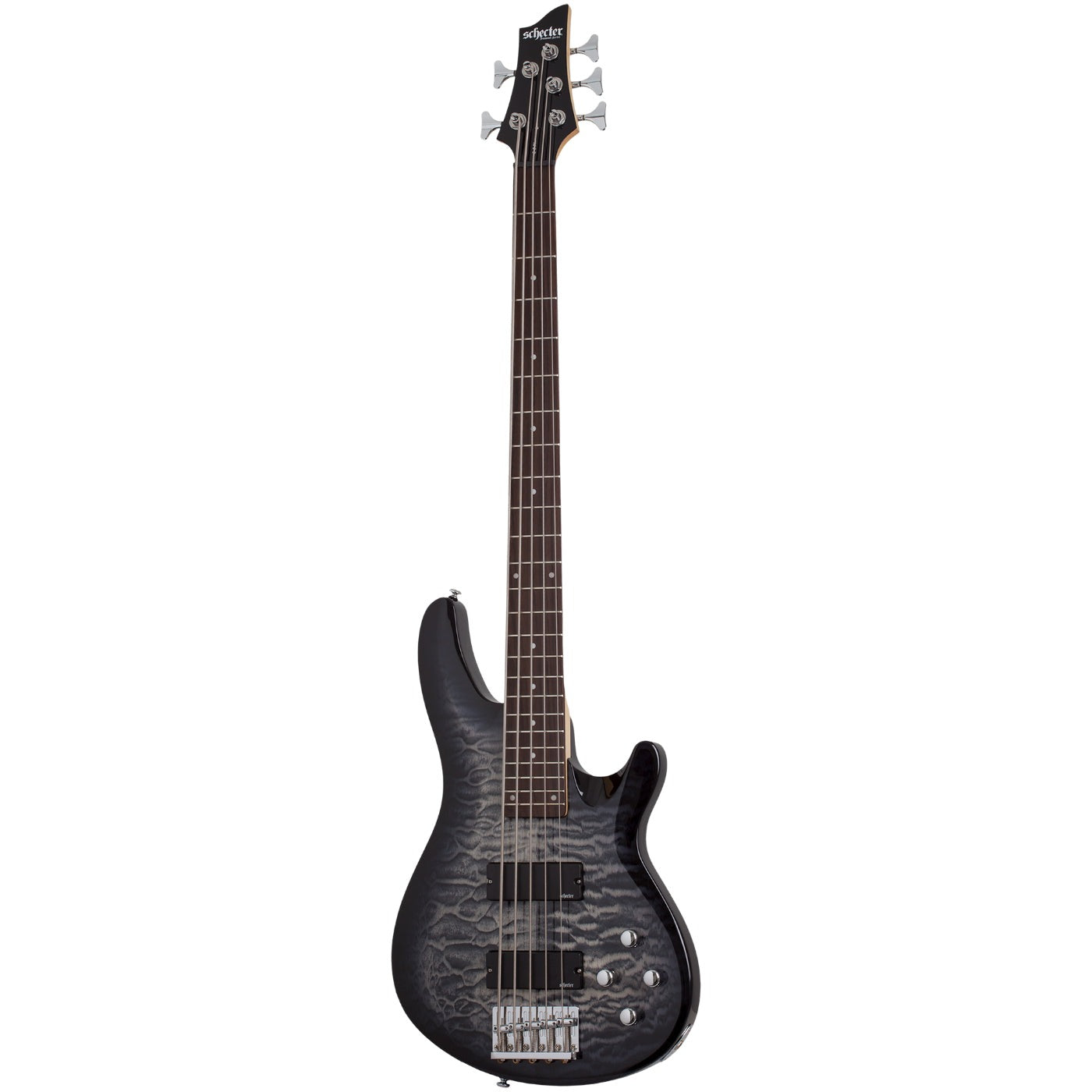 Shecter C-5 Plus Charcoal Burst Bass Guitar-Schecter-Infinite Music