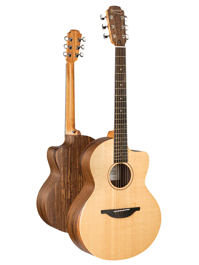 Sheeran by Lowden S04 Spruce Top Cutaway, Figured Walnut, LR Bags Element pickup - W/-Bag-Sheeran By Lowden-Infinite Music