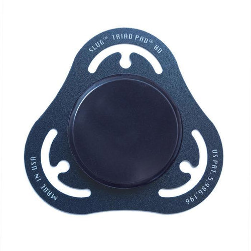 Slug Triad Pad Batter Badge - Black-Slug Percussion-Infinite Music