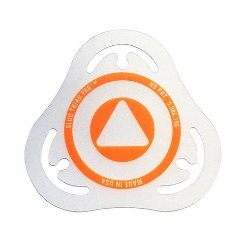 Slug Triad Pad Batter Badge - Orange-Slug Percussion-Infinite Music