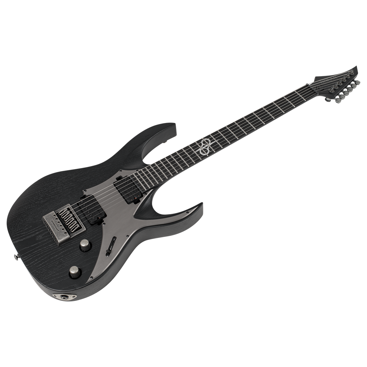 Solar A1.6DBOP Electric Guitar – Black Open Pore Matte with Aluminum Pickguard/Evetune Bridge-Solar-Infinite Music