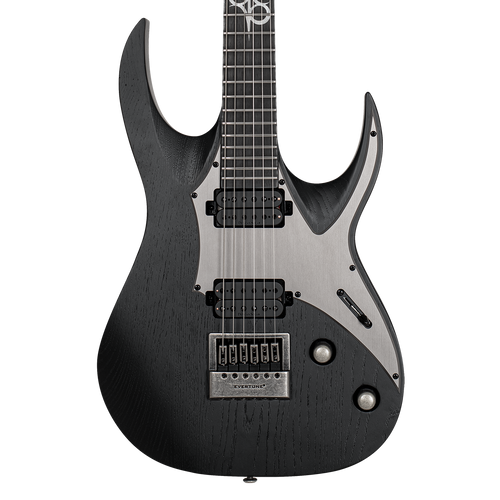 Solar A1.6DBOP Electric Guitar – Black Open Pore Matte with Aluminum Pickguard/Evetune Bridge-Solar-Infinite Music