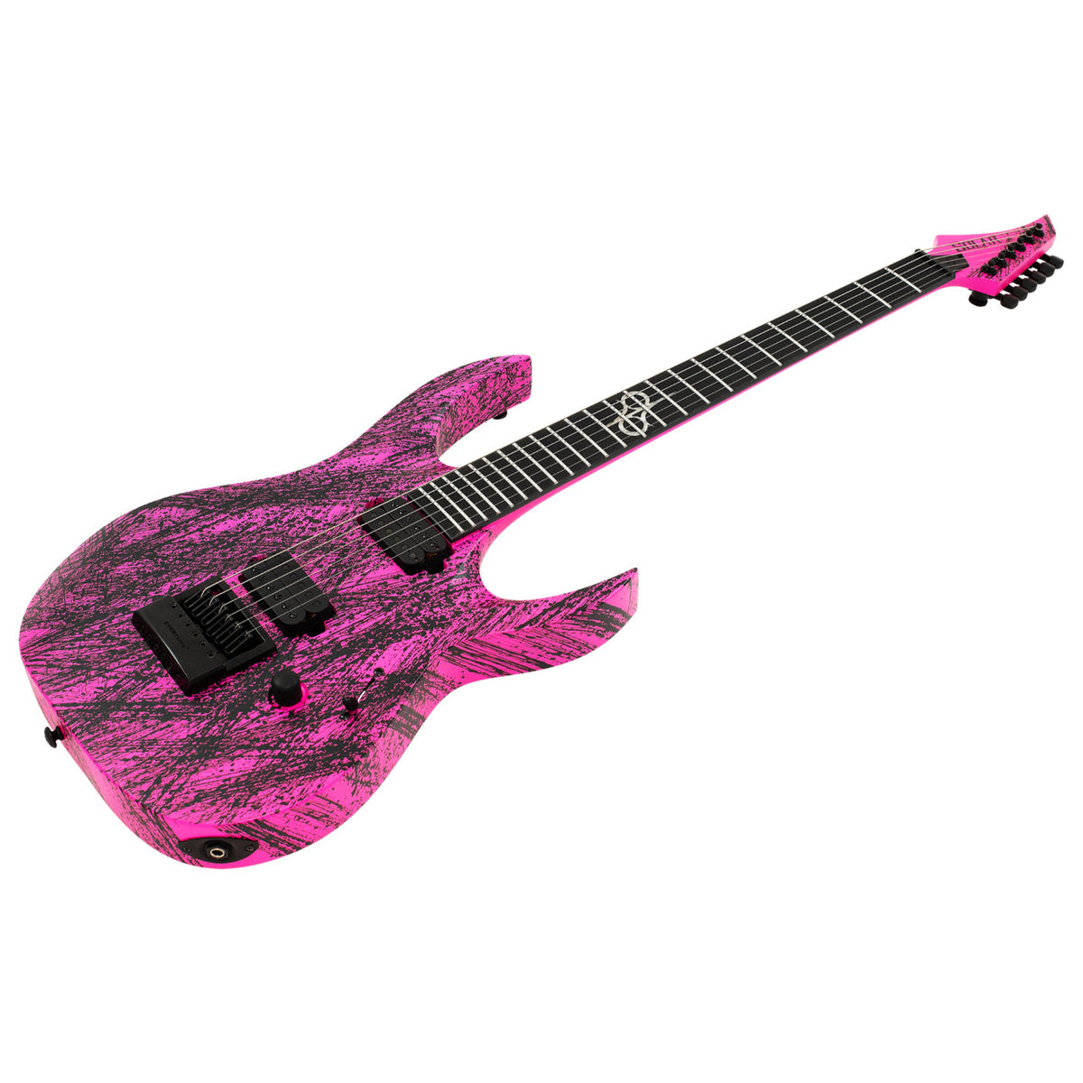 Solar A1.6PN Canibalismo+ Electric Guitar - Pink Neon Matte-Solar-Infinite Music