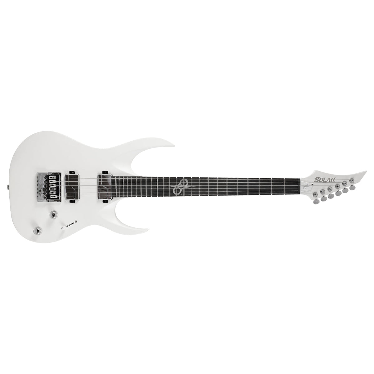 Solar A1.6Vinter Electric Guitar - Pearl White Matte-SIGNED By OLA-Solar-Infinite Music