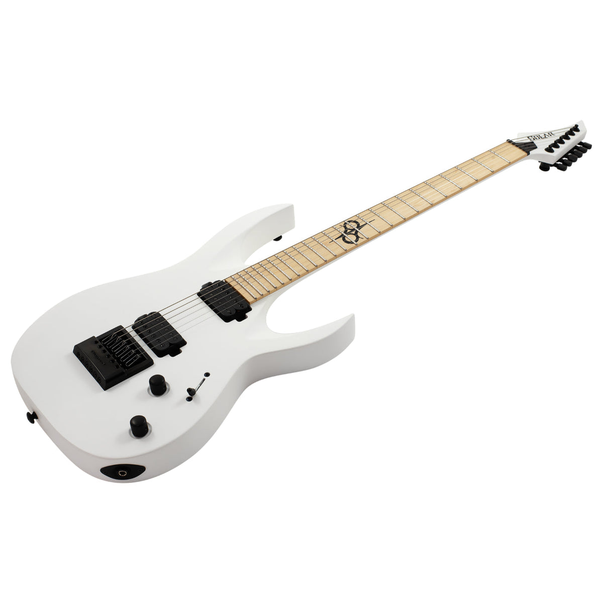 Solar A1.6W Electric Guitar -Maple Neck & FB- Matte White-SIGNED By OLA-Solar-Infinite Music