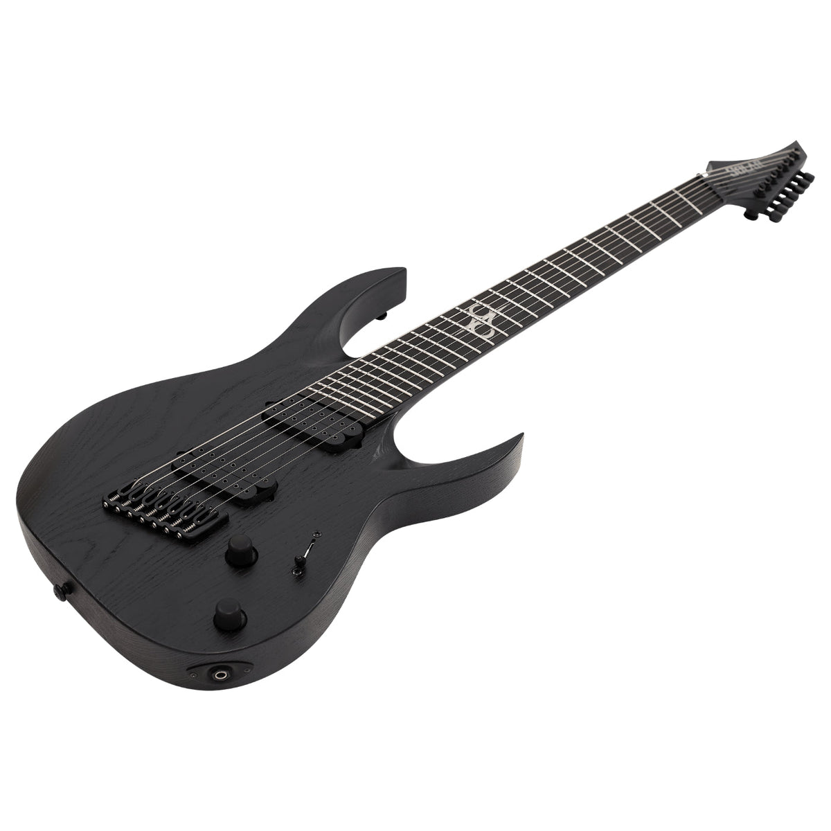 Solar A1.7BOP-FF 7 STRING Fan Fret - Black Open Pore Matte-Solar-Infinite Music