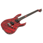 Solar A2.6CANIBALISMO+ Electric Guitar -Blood Red Open Pore w/-Blood Splatter-Solar-Infinite Music