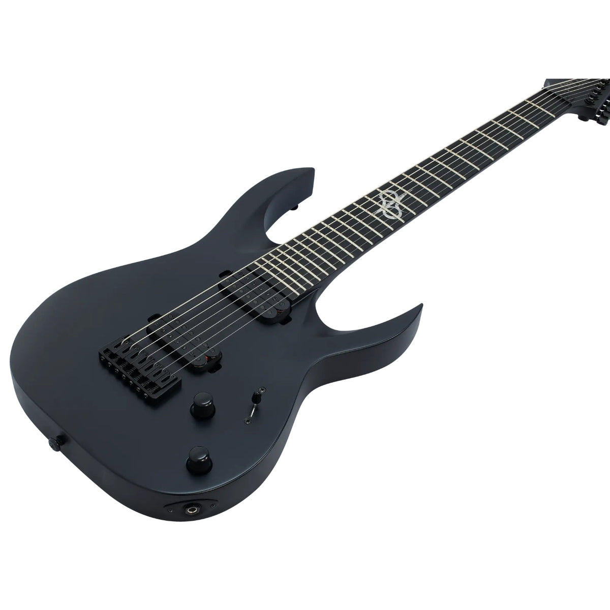 Solar A2.7C Electric Guitar - Black Matte - 7 String-Solar-Infinite Music