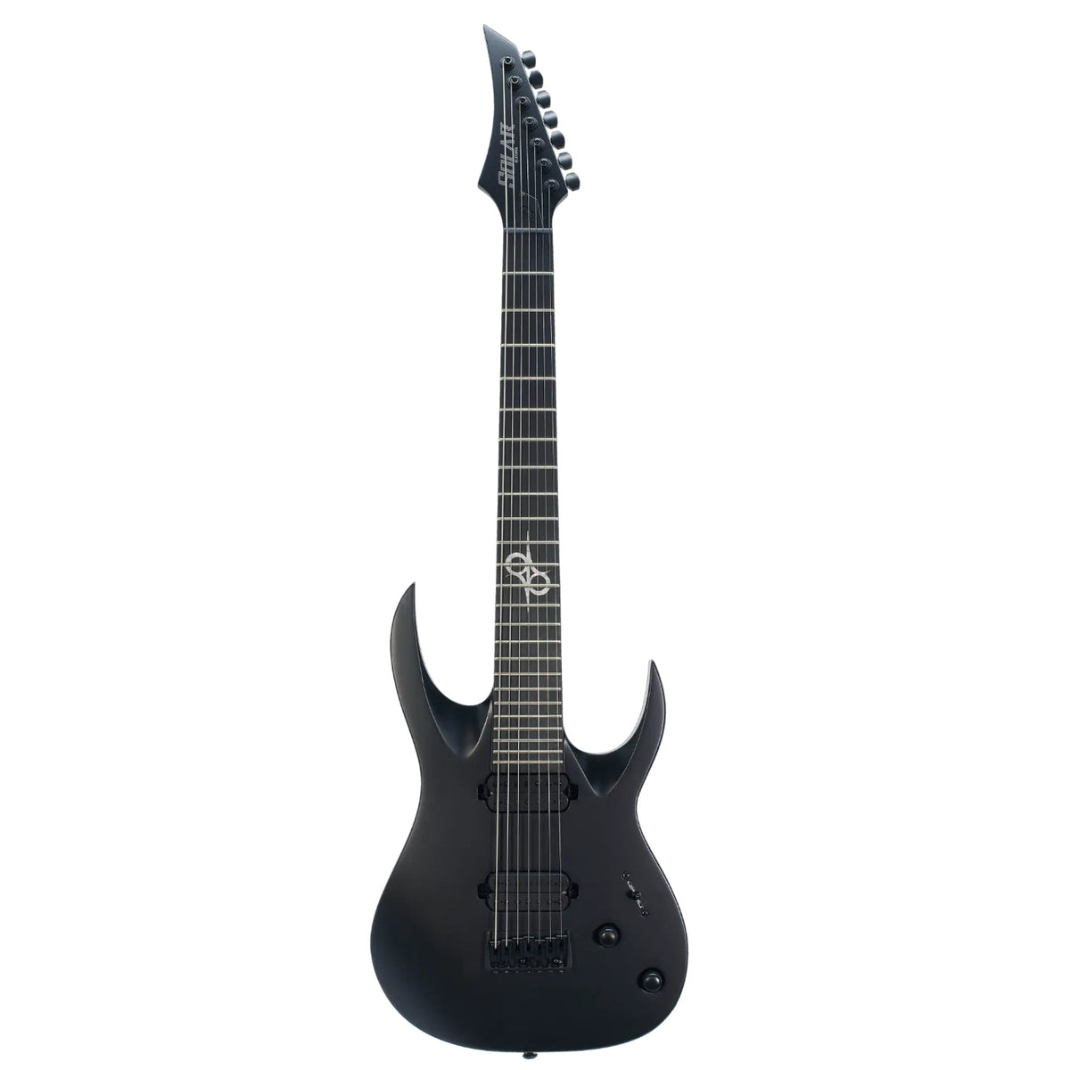 Solar A2.7C Electric Guitar - Black Matte - 7 String-Solar-Infinite Music