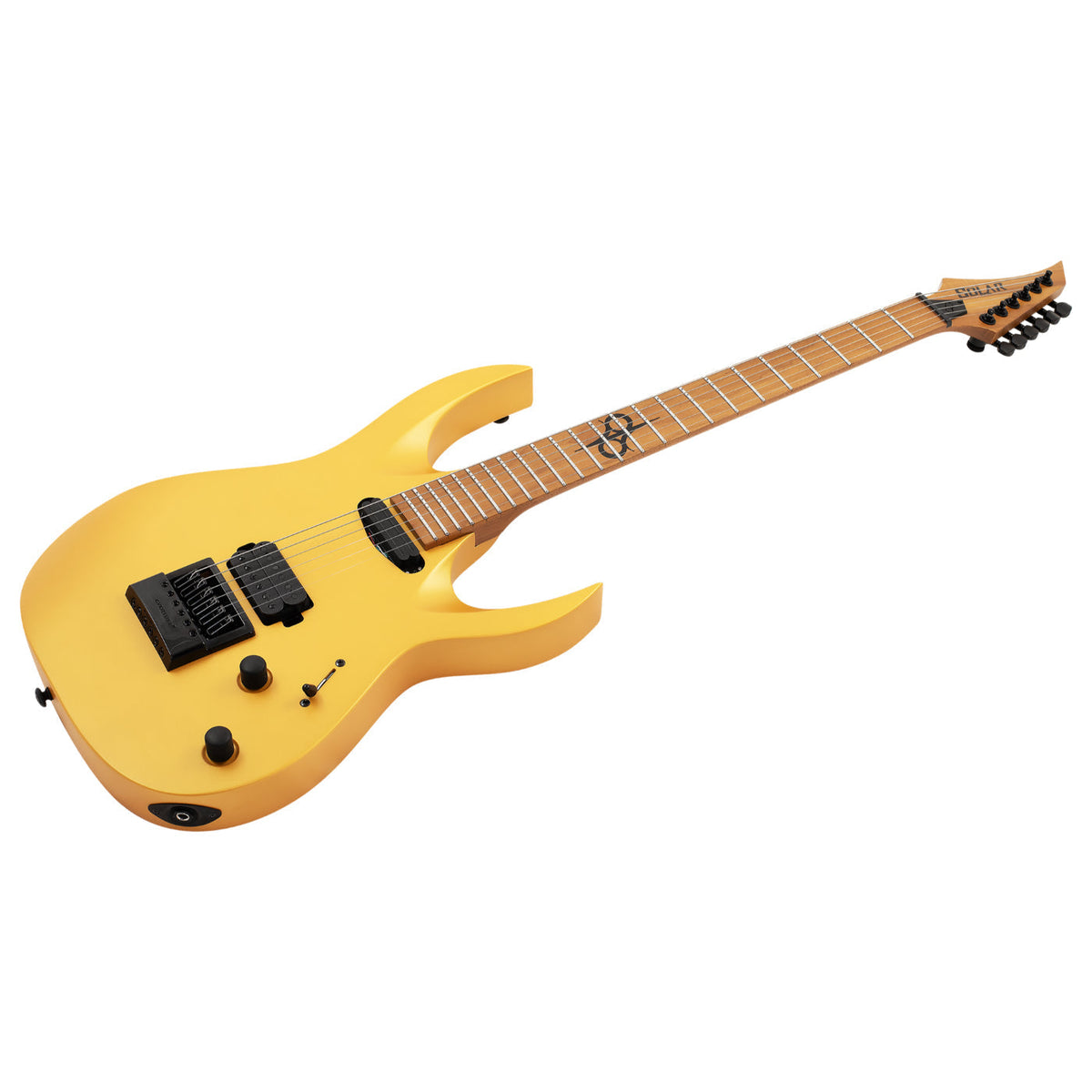 Solar AB1.6G Electric Guitar - Roasted Maple- Antique Gold Matte-Solar-Infinite Music