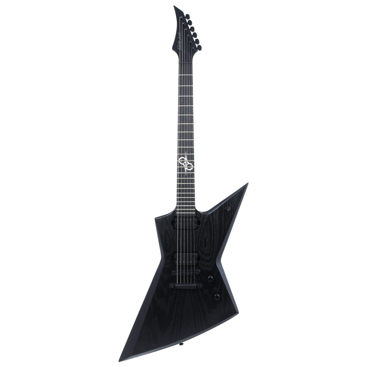 Solar E2.6BOP SK Electric Guitar - Black Open Pore w/- Gig Bag-Solar-Infinite Music