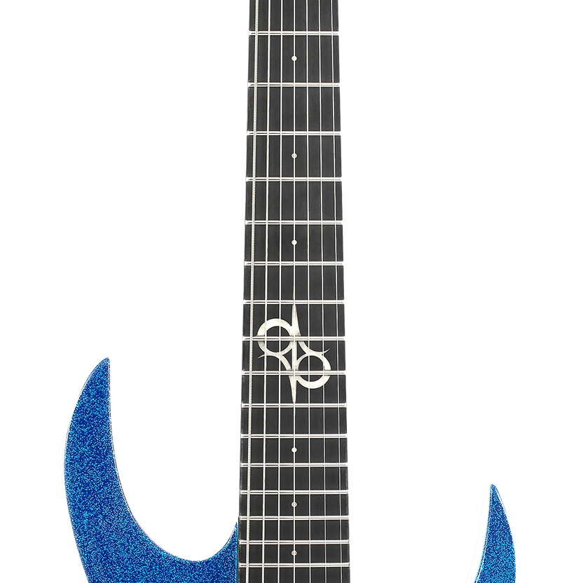 Solar SR1.7HABS 7-String Electric Guitar - Borealis Blue Sky Gloss-Solar-Infinite Music