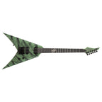 Solar V1.6AOP Canibalismo Electric Guitar - Army Green Open Pore w/-Gig Bag-Solar-Infinite Music